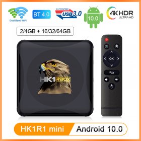 Android tv box HK1R1 Mini Android 10.0 USB 3.0 2.4G/5G decoder 4K Smart Box