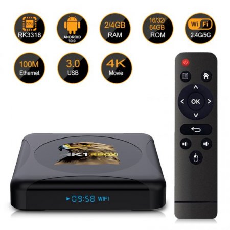 Android tv box HK1R1 Mini Android 10.0 USB 3.0 2.4G/5G decoder 4K Smart Box