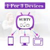 Abonnement IPTV France 12 Mois Subtv 1 Code pour 3 Lignes Full HD Francais Espagne Sport Live