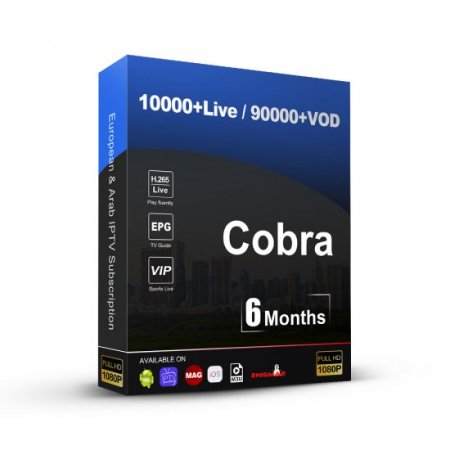 6 months cobra ott IPTV Abonnement 4K Sport Movies for Android Smart tv m3u