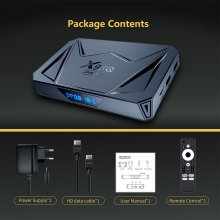 Set-top Box Android 14 X96Q pro+ Amlogic S905X5M BT5.0+ Octa-core ARM Cortex A55 Media Player 8K Voice wireless control