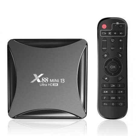 Android tv box X88 mini 13 Android 13.0 RK3528 Quad-Core 64bit Cortex-A53 HO 8K WIFI 2.4/5G Smart TV Box