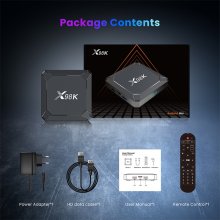 Android TV Box Quad Core ARM Cortex A53 Android 13 2.4GHz/5GHz WiFi 6 4K*2K UHD Output IPTV smarters box