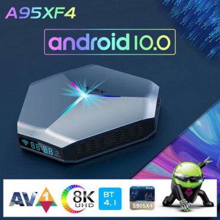 Android tv box A95X F4 Android 10.0 decoder 4K Smart Box