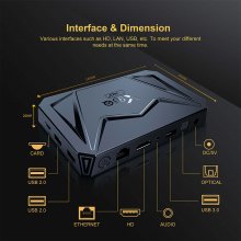 Set-top Box Android 14 X96Q pro+ Amlogic S905X5M BT5.0+ Octa-core ARM Cortex A55 Media Player 8K Voice wireless control