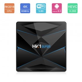 Android tv box HK1 Super Android 9.0 USB3.0 4K RK3318 TV HD Wifi Smart TV Box